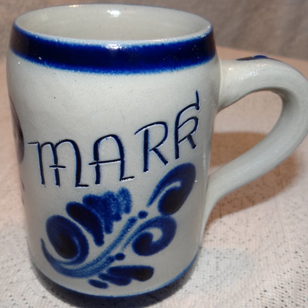 Goebel Pottery Stein NAME MARK